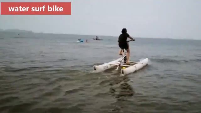 Водный велосипед. Катамаран. смотреть онлайн
