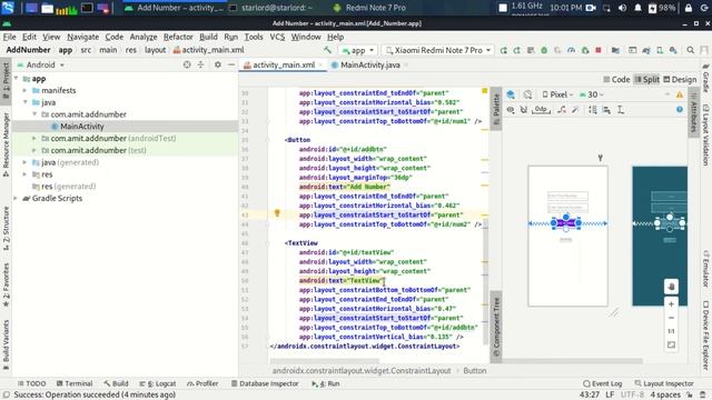 Add Two Number in Android Studio || Android Studio || Kali Linux || Java || Add Integer Number смотреть онлайн