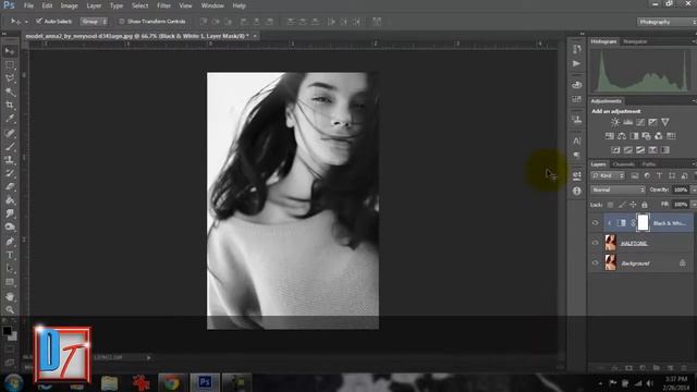 Halftone Pattern Effect In Photoshop Youtube
