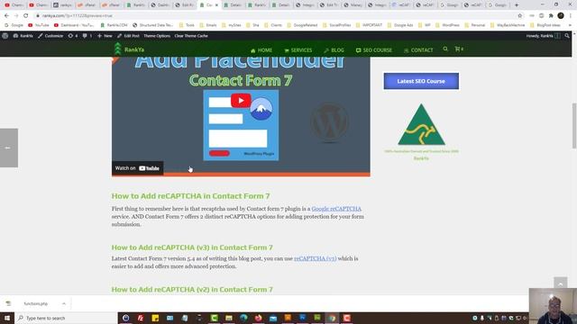 How to Add reCAPTCHA v3 in Contact Form 7 смотреть онлайн