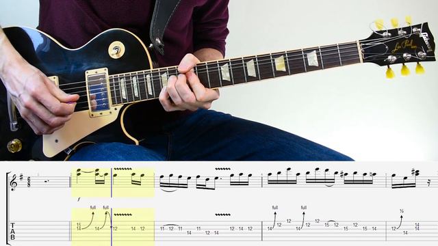 Metallica - Nothing else matters (Guitar Lesson With TAB & Score)🎸 смотреть онлайн