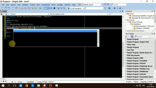 48. MS Access Backup - Delphi database development course смотреть онлайн