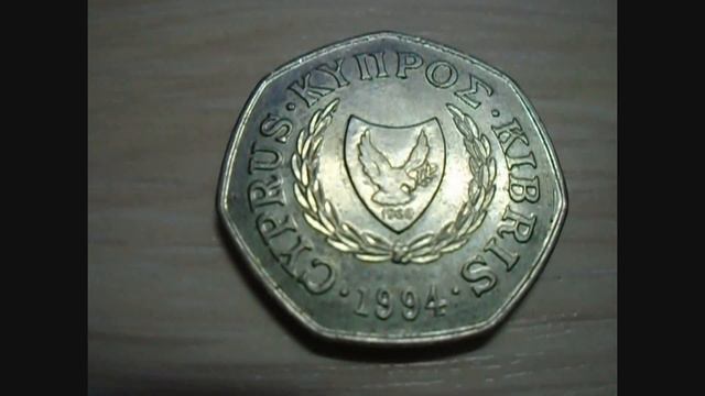 Монета 50 центов Кипр! Обзор интересного экземпляра! смотреть онлайн