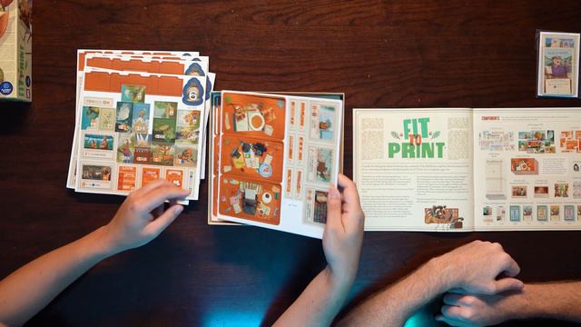 Unboxing Fit to Print - Animal Newspaper Tile Placement Board Game смотреть онлайн