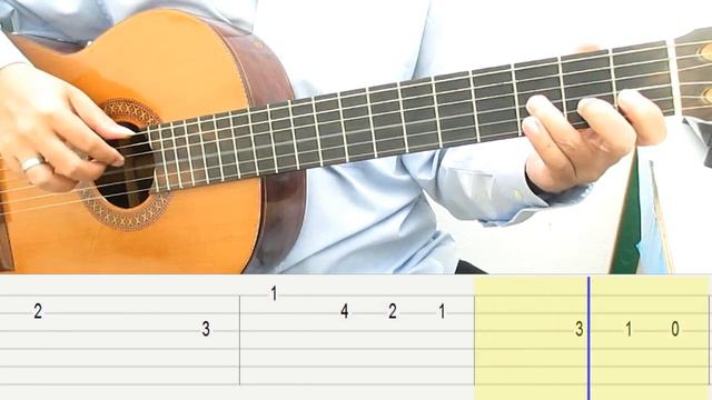 All of Me Guitar Lesson Melody Tab Tutorial No Capo Guitar Lessons for Beginners смотреть онлайн