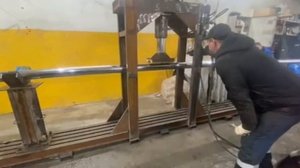 Правка штока гидроцилиндра