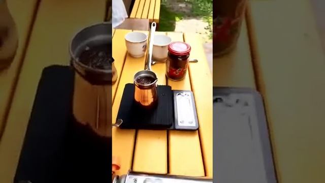 Как приготовить кофе в турке почти SOY в дачных условиях смотреть онлайн