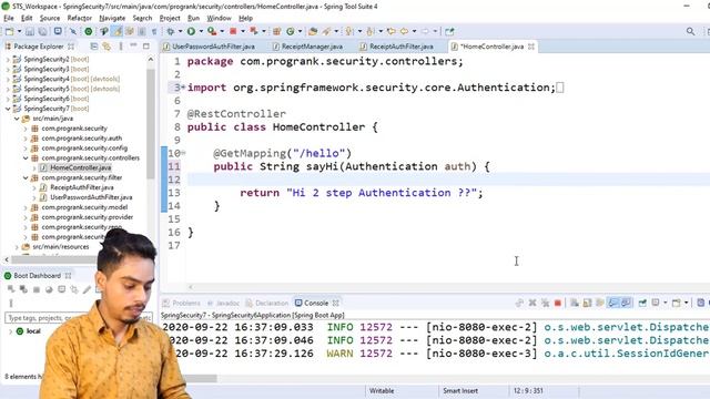 Spring Security - SpringContextHolder (Part-2) | Spring Security Tutorial in Hindi | #10 смотреть онлайн