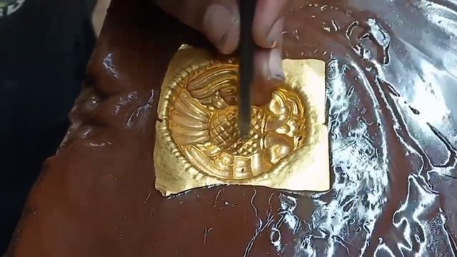 How to gold gandaberunda noksa double head peacock making process|| 22 carat 92 Hallmark gold смотреть онлайн
