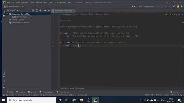 Making Spider man's Karen AI in Python | Personal Assistant | Artificial Intelligence | Python смотреть онлайн