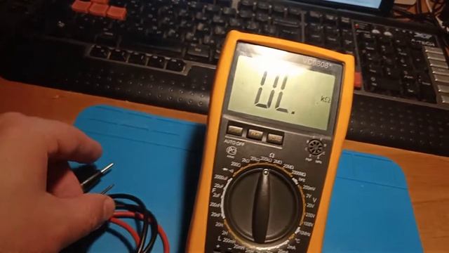 VC9808+ цифровой мультиметр смотреть онлайн