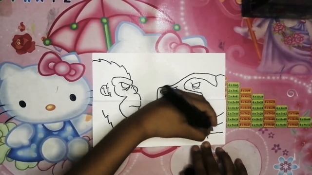 HOW TO DRAW KONG VS SKULL CRAWLER SUPRISE FOLD | FARHAN EASY ARTS смотреть онлайн