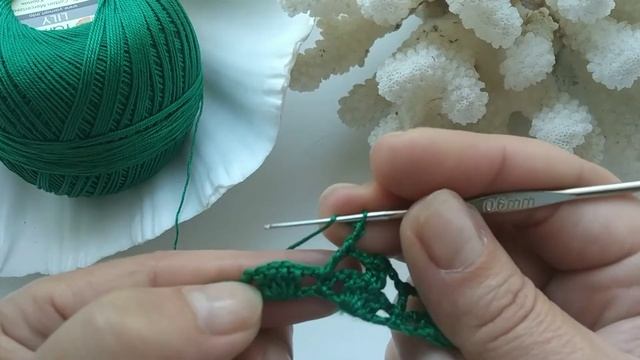 Узор крючком для начинающих/Crochet pattern/ смотреть онлайн