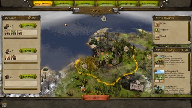 Thea Gameplay Explanation 02 - Village Management смотреть онлайн