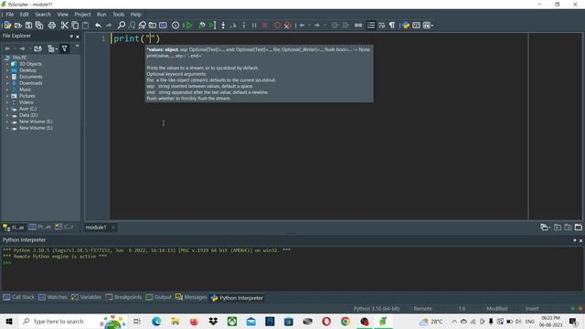 How to print HELLO WORLD in Python ? || SB смотреть онлайн