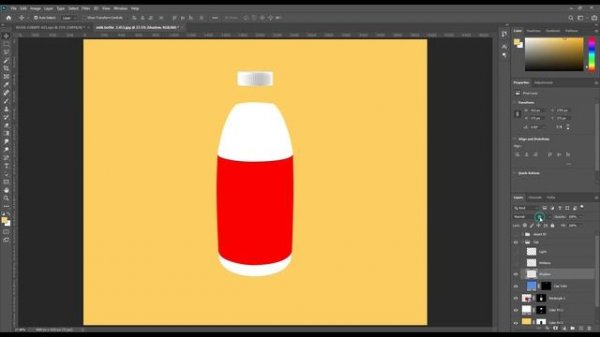 How to make a milk bottle Mockup | Photoshop Mockup Tutorial