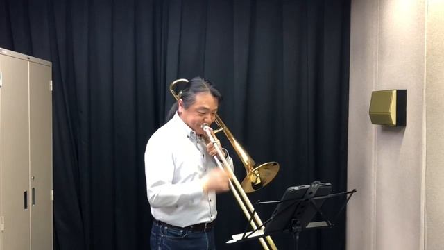 F.Vobaron - 34 Etudes from Studies for Trombone - No.1 смотреть онлайн