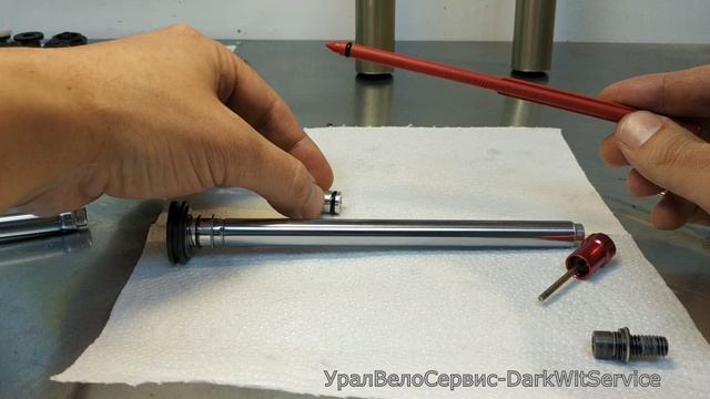 Ремонт регулировки отскока вилки Rock Shox