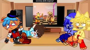 реакция добрых аниматроников и луны на тик-ток/солнце-луна ,Фреди,Грегори/фнаф9,FNAF SECURITY BREAC