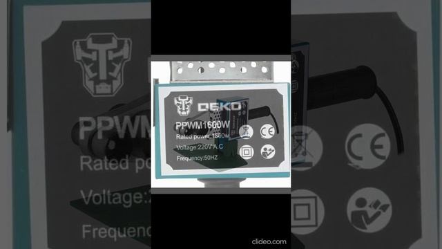 Аппарат для сварки полипропиленовых труб DEKO смотреть онлайн
