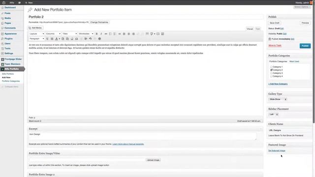 How To Create & Manage The Portfolio Pages On The Aflie Responsive Bootstrap WordPress Theme смотреть онлайн