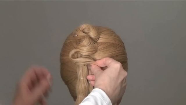 Вечерняя причёска, свадебная. Wedding prom hairstyles for medium long hair смотреть онлайн