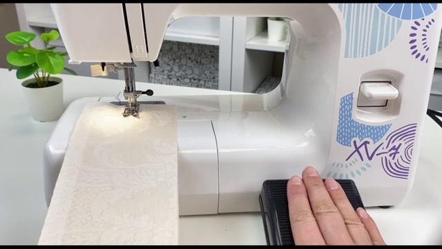 Janome XV-7. Начало шитья