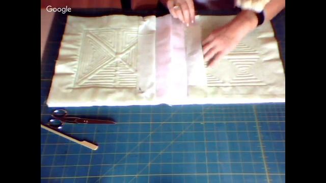 Пэчворк Сборка стеганного одеяла секциями Ирина Чекини смотреть онлайн