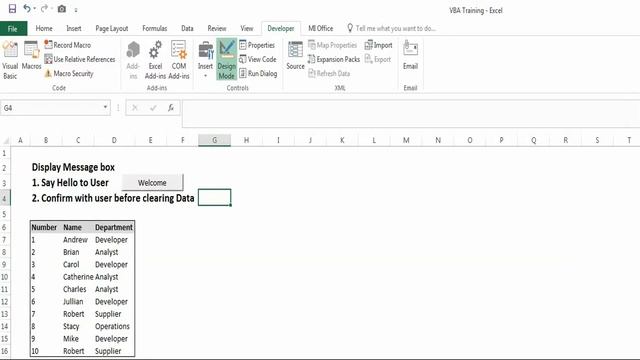 Using VBA Message Box to Run Macros смотреть онлайн