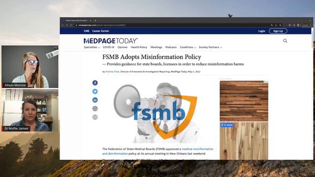 New misinformation policy sends message to doctors || Dr. Mollie James смотреть онлайн
