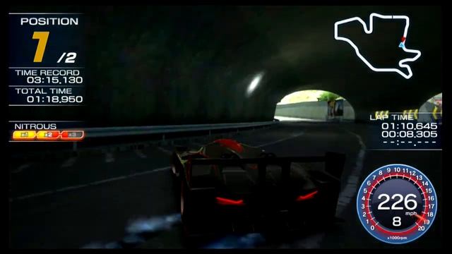 Ridge Racer Vita - Unlocking Archangel (Angel Car) HD Video 720p 60fps смотреть онлайн
