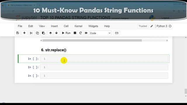10 Must-Know Pandas String Functions For Data Analysis | Data Analysis with pandas смотреть онлайн