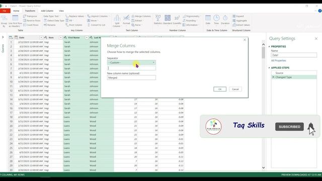 ? Excel Power Query Tutorial Merging Columns like a Pro! ? смотреть онлайн
