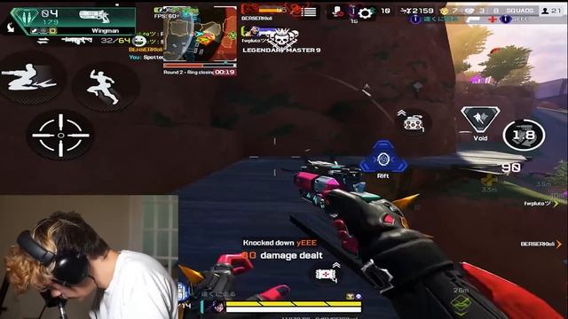 Sweating in Ranked Lobbies with the Wingman... ? (Apex Legends Mobile) смотреть онлайн