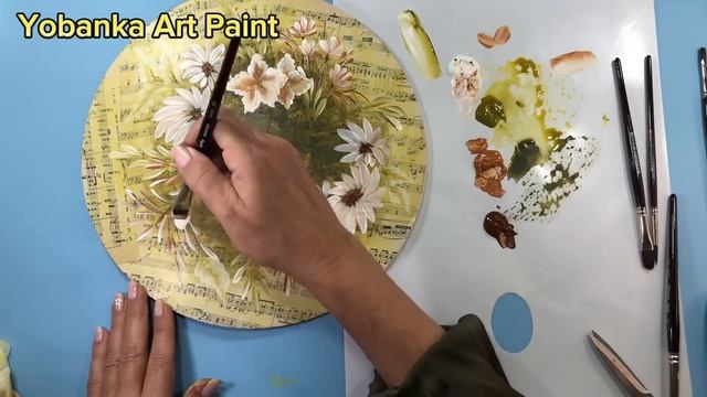 Idea para Pintar Flores Fáciles / Tutorial para Principiantes смотреть онлайн