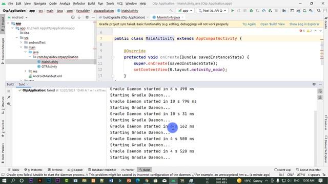 Fix Gradle Daemon started infinite loop смотреть онлайн