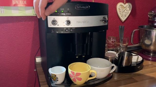 How to Select the quantity of coffee in the cup of your Delonghi coffee machine ESAM Magnifica DIY смотреть онлайн