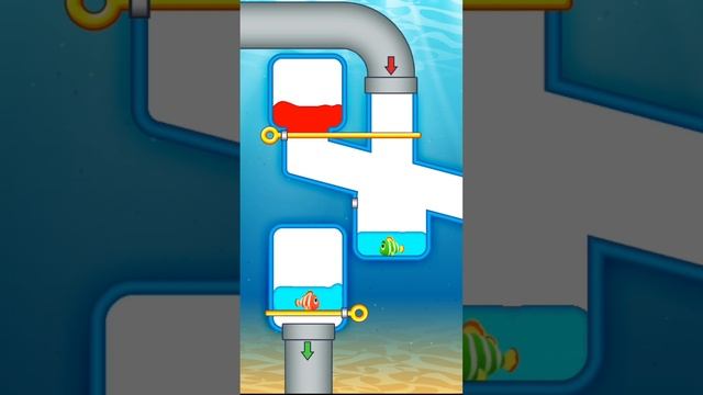 fish love game pull the pin save the fish game rescue mobile game Android gameplay смотреть онлайн