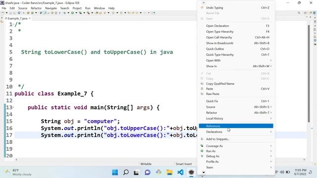 How do you use toLowerCase() & toUpperCase() method? | String in Java смотреть онлайн