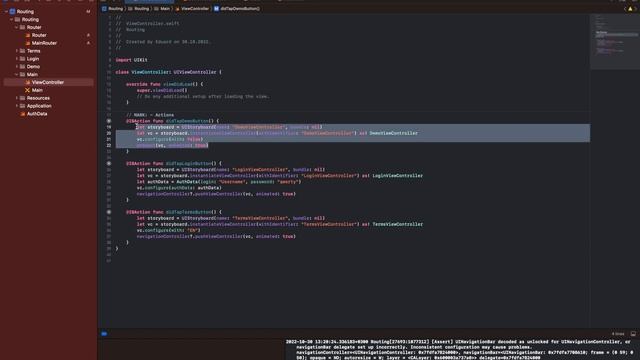 Переход между экранами в Swift - часть 3 смотреть онлайн