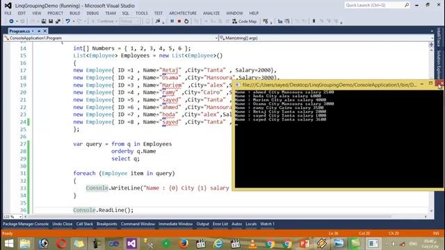 28- LINQ Operator ThenBy With Lambda Expression смотреть онлайн