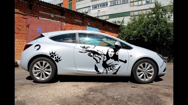 Винил на Opel GTC. Car wrap (Babzor.ru) смотреть онлайн
