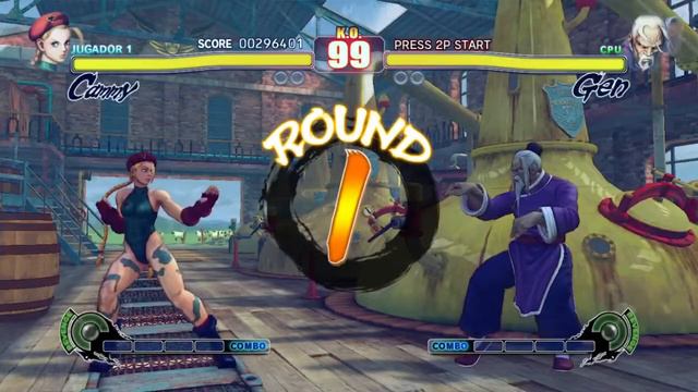 Street Fighter IV - Cammy Arcade Mode смотреть онлайн