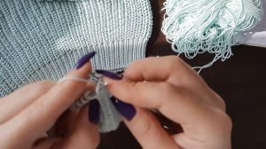 Вязание Экспресс МК #пуловерспицами полупатентной резинкой #итальянскийнабор #экспрессмк