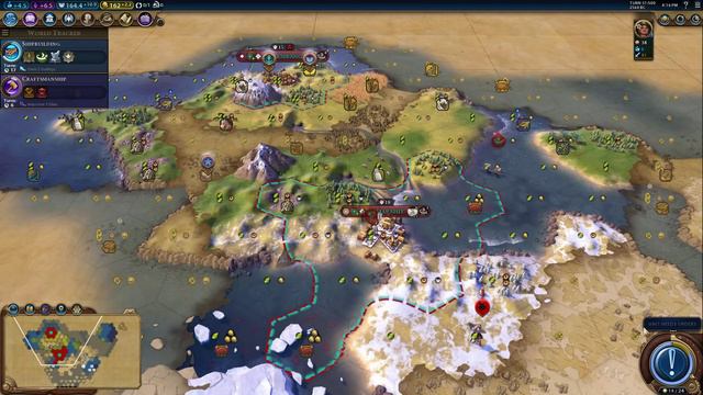 Let's Play Civilization 6: Rise and Fall - Deity - Gitarja part 1 смотреть онлайн