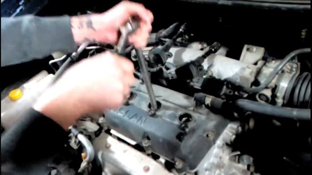 Разные свечи! Замена свечей зажигания на Nissan X-Trail T30 смотреть онлайн