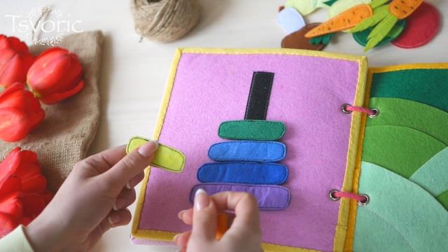Книга из фетра с изменениями / DIY Tsvoric Developing book смотреть онлайн