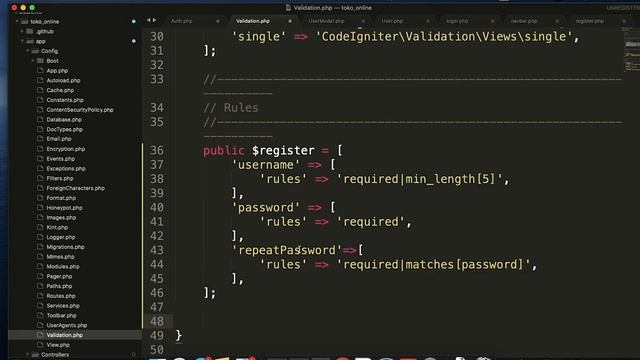 Membuat Toko Online dengan Codeigniter 4 & Bootstrap 4 (part 3. Register dan Login Form) смотреть онлайн