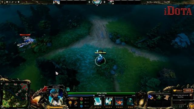 Dota 2 6.86 bug KUNKKA and AGHANIM'S SCEPTER (Defense of the Ancients) смотреть онлайн