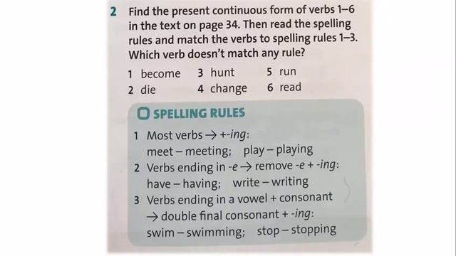 6 form Present Continuous: affirmative and negative смотреть онлайн